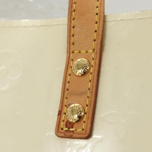 LOUIS VUITTON Monogram Vernis Reade PM Hand Bag Perle M91336 - Picture 10 of 16